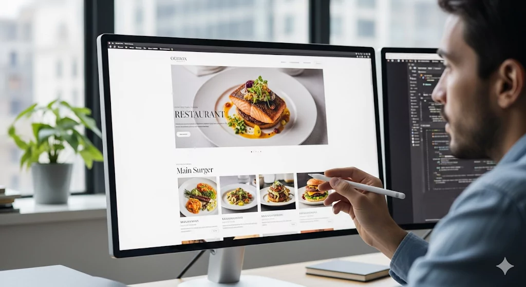 restaurant web design canada